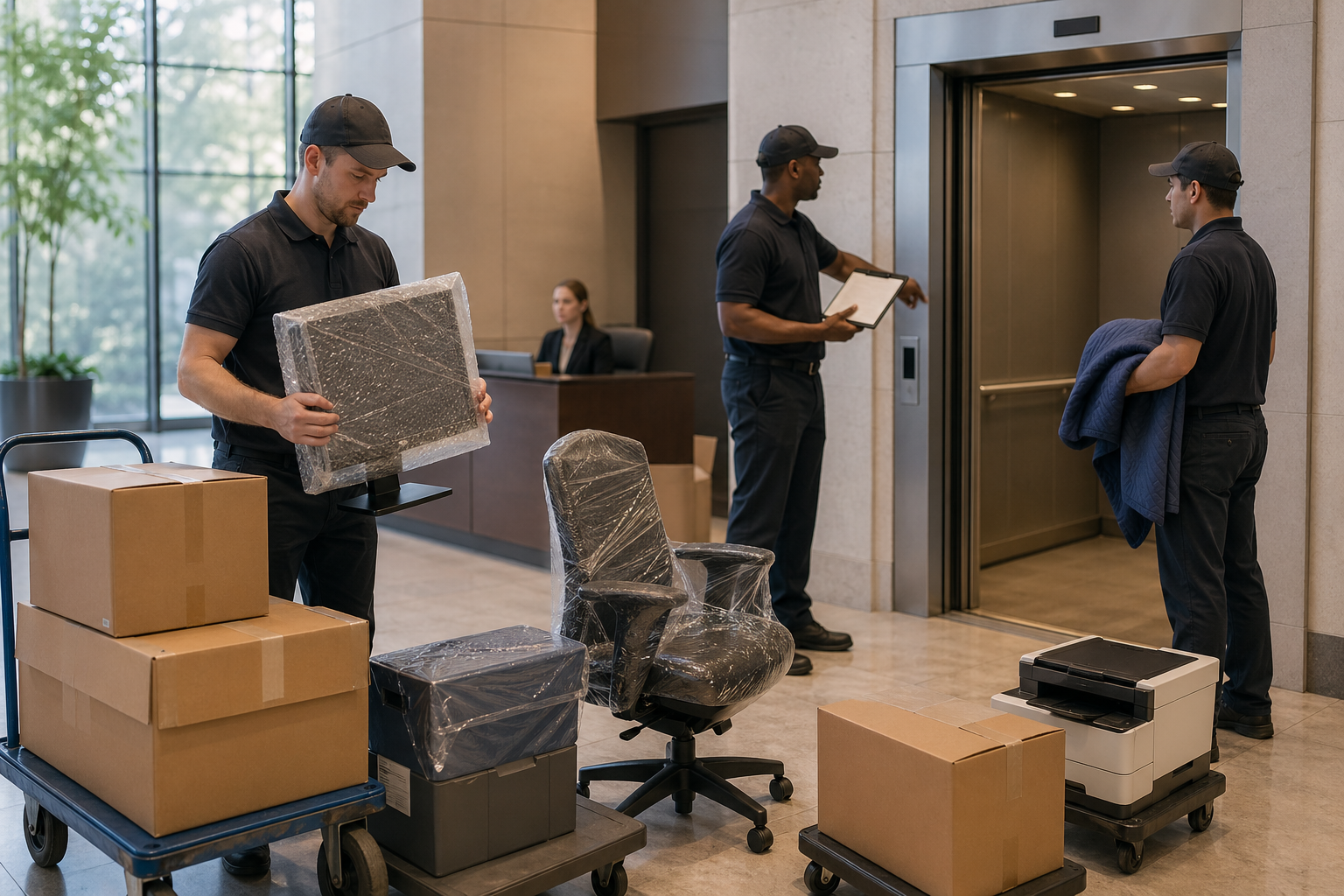 Офисный переезд в выходные: чек-лист пропусков, лифта, техники и доплат